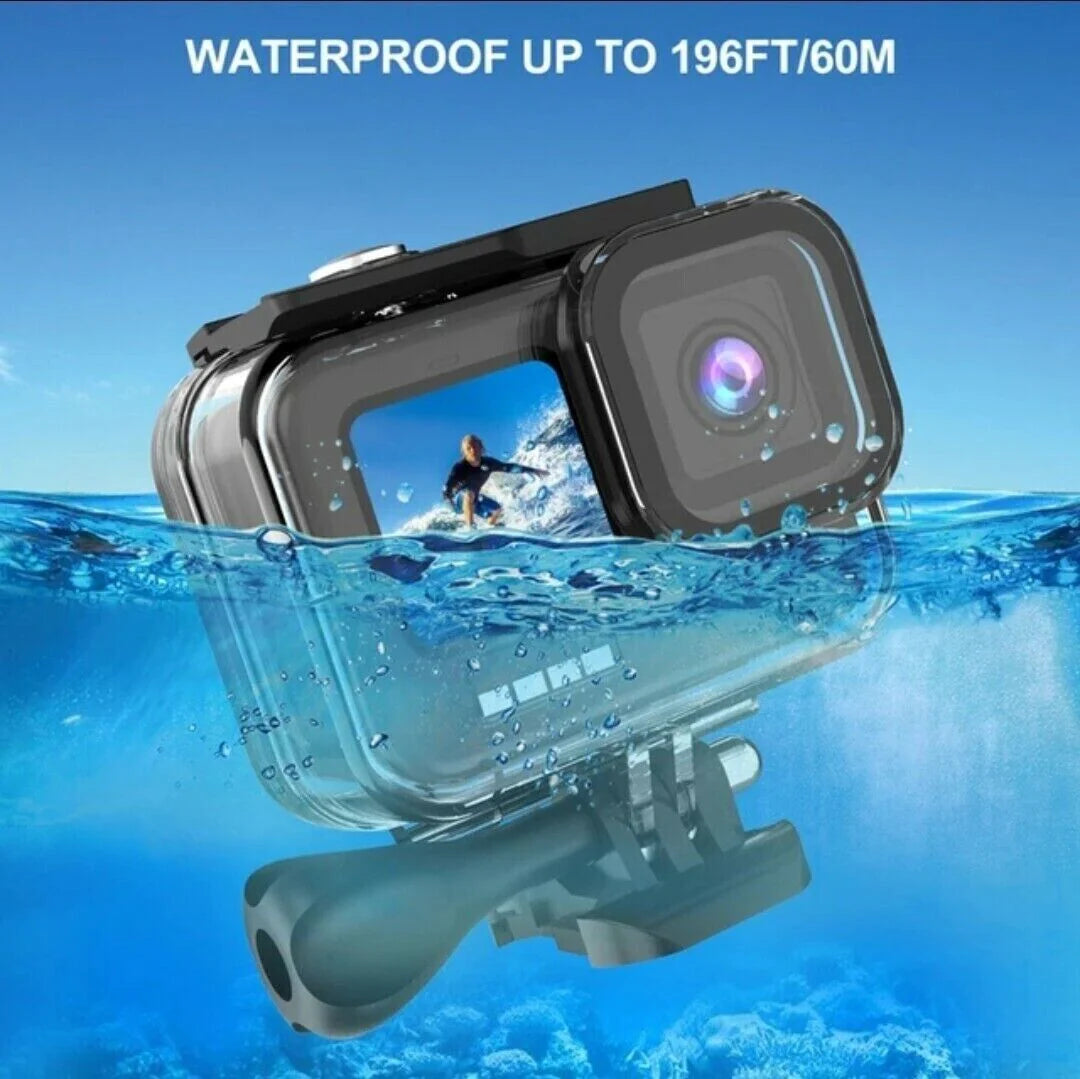 For Gopro Hero 11 10 9 Black Underwater Waterproof Housing Case Diving Protect